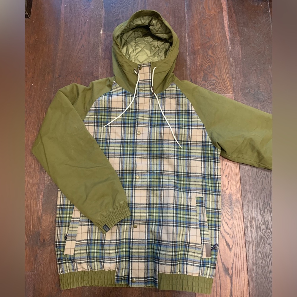Bonfire x Pendleton Quilted Wool/Cotton Hooded Jacket